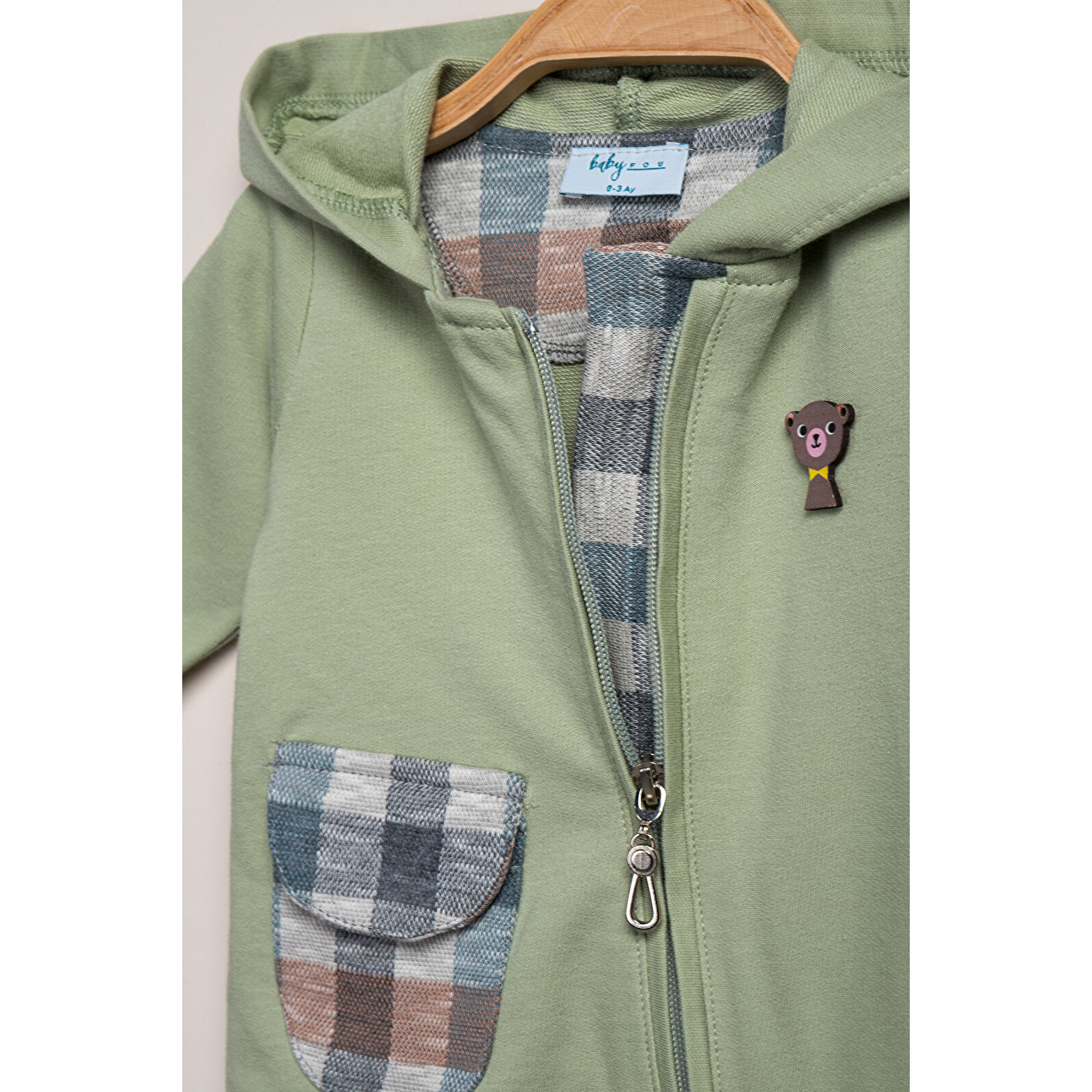 Kapüşonlu Fermuarlı Tulum Kapüşonlu Fermuarlı Tulum