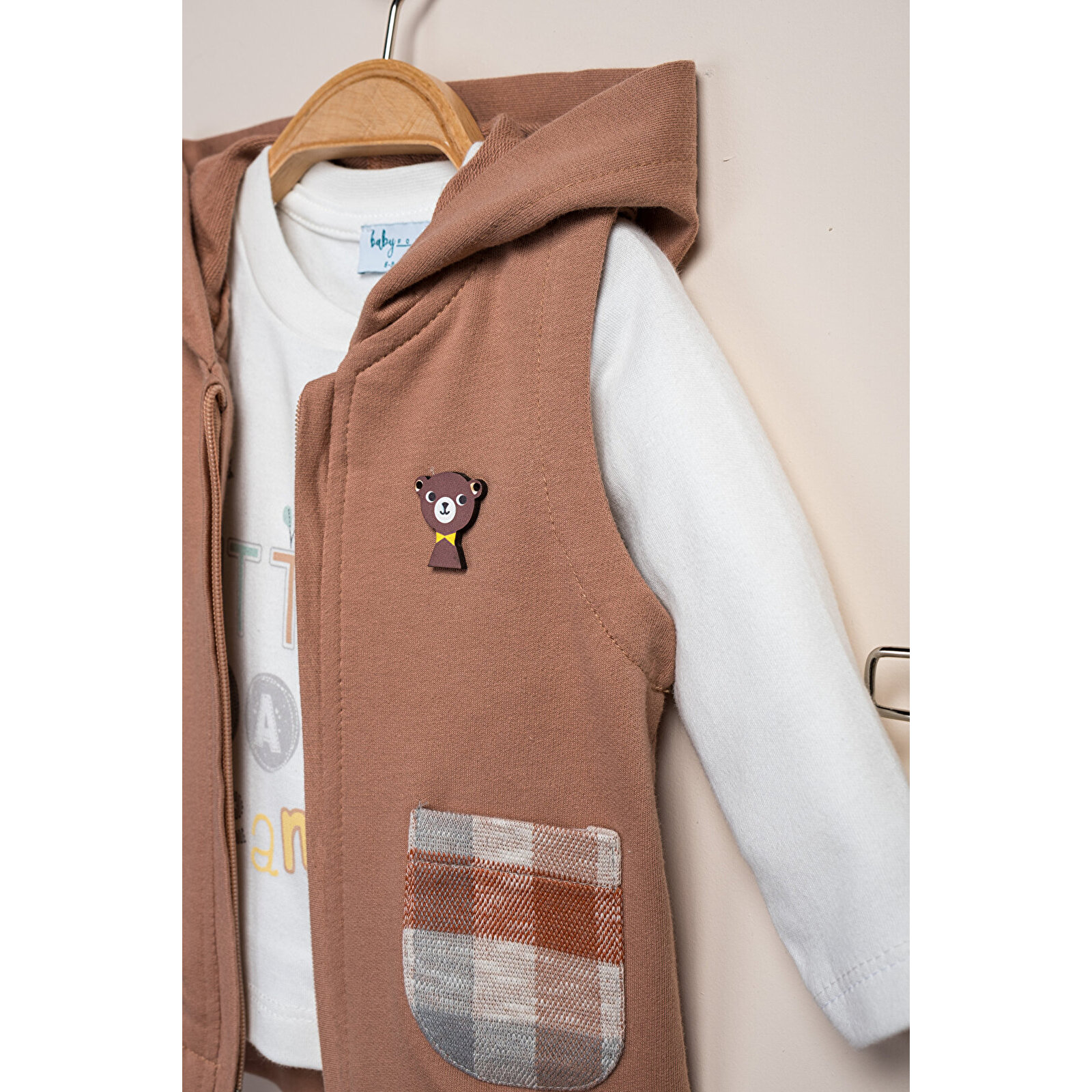 Yelek'Li Kapitone Pantolon 3'LüTakım