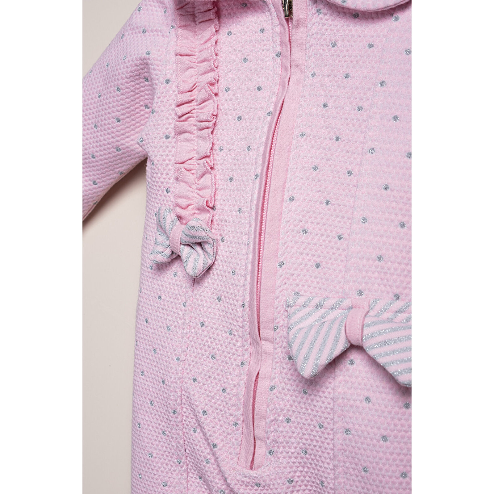 Fermuarlı Bebe Yaka Tulum