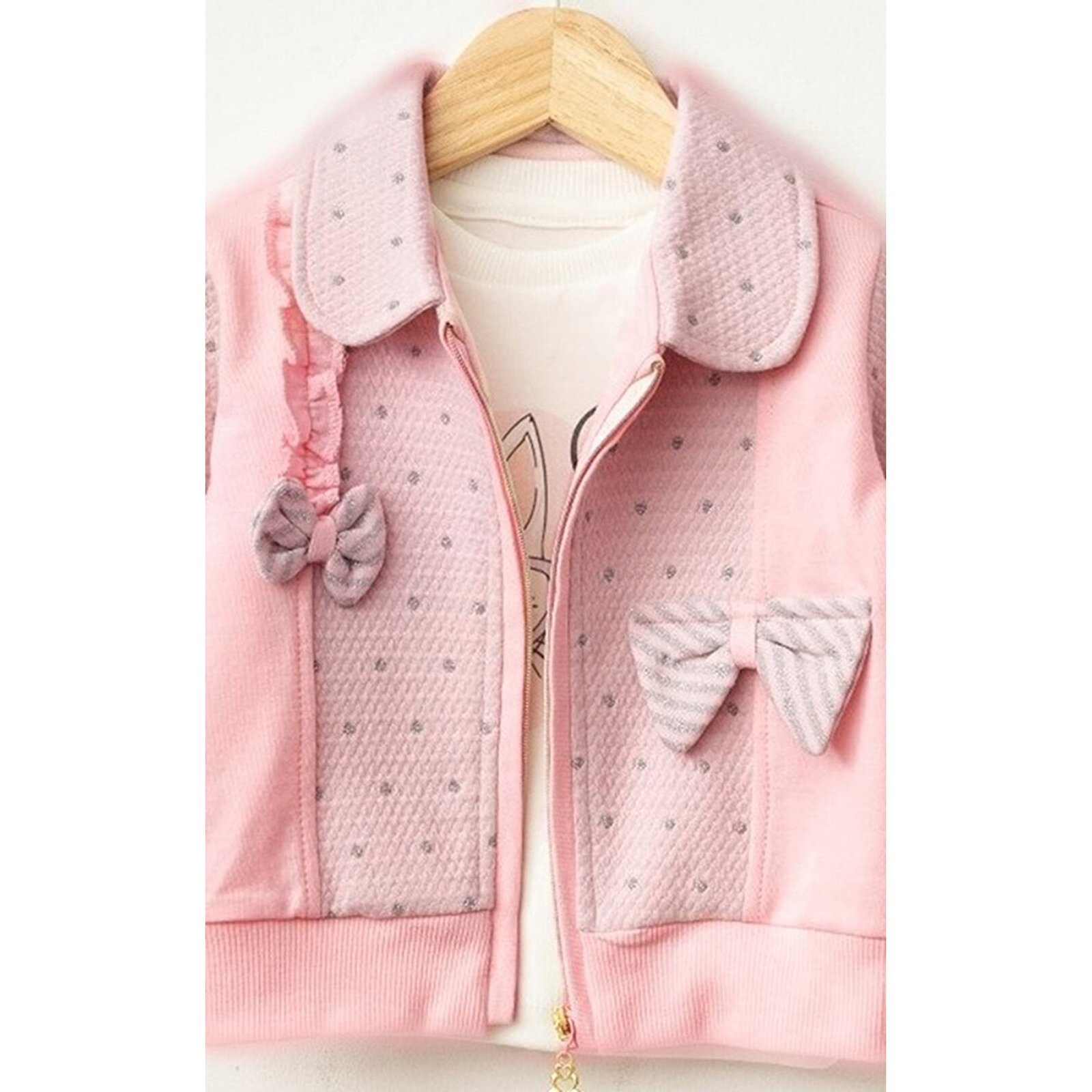 Bebe Yaka Fermuarlı 3'Lü Takım