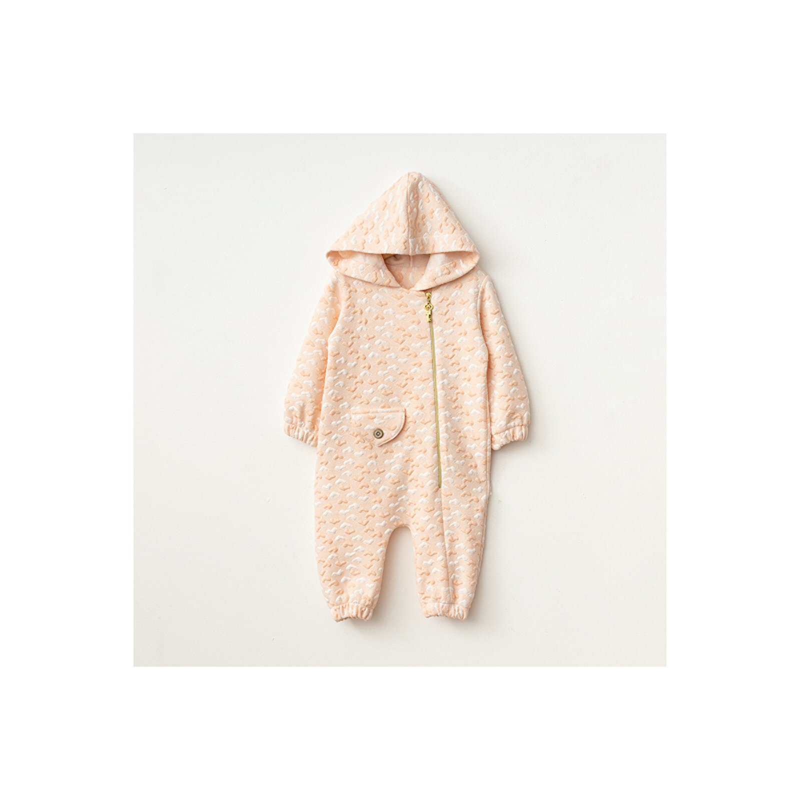 Kalpli Kapüşonlu Tulum Kalpli Kapüşonlu Tulum