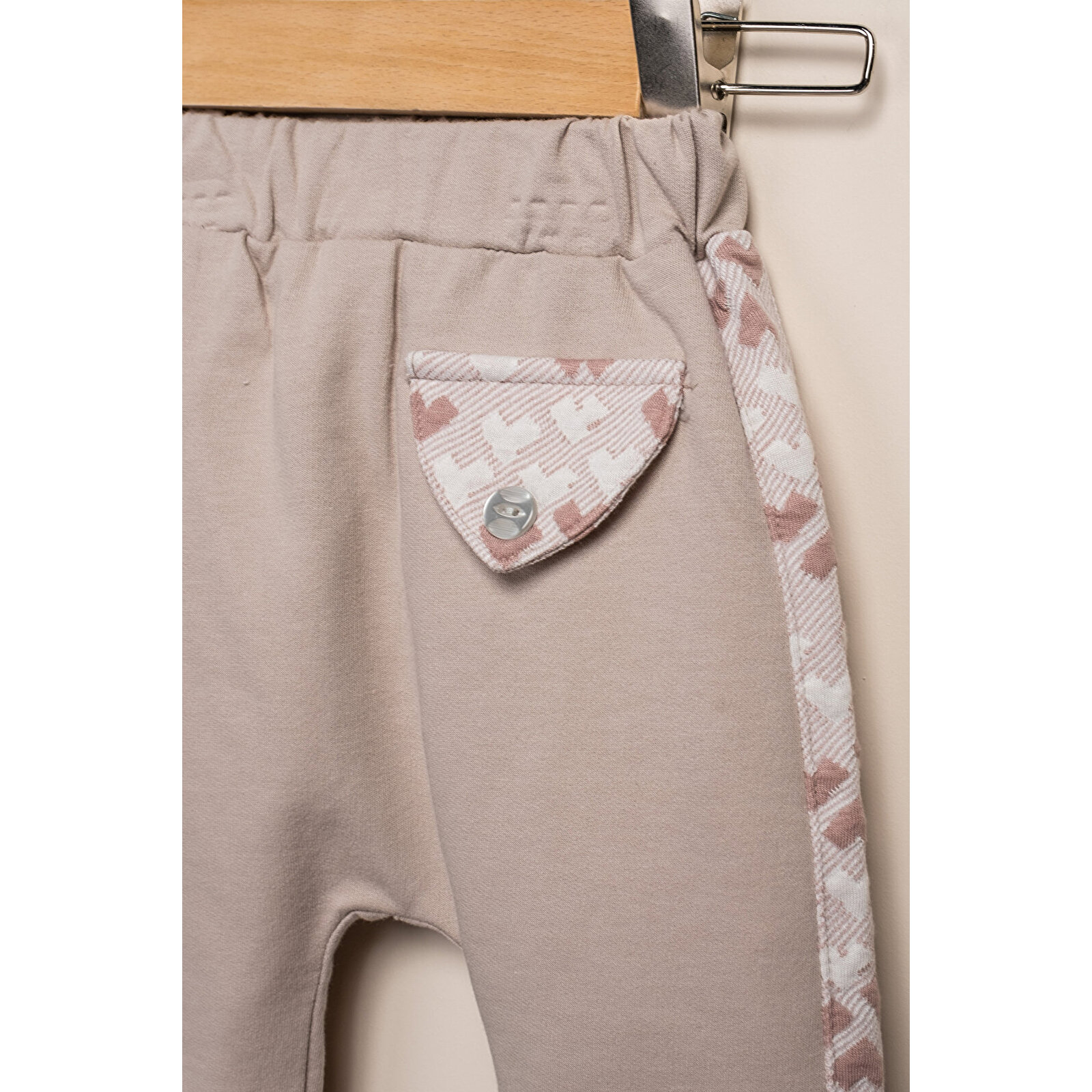 Yelekli Kalp Desen 3'Lü Takım