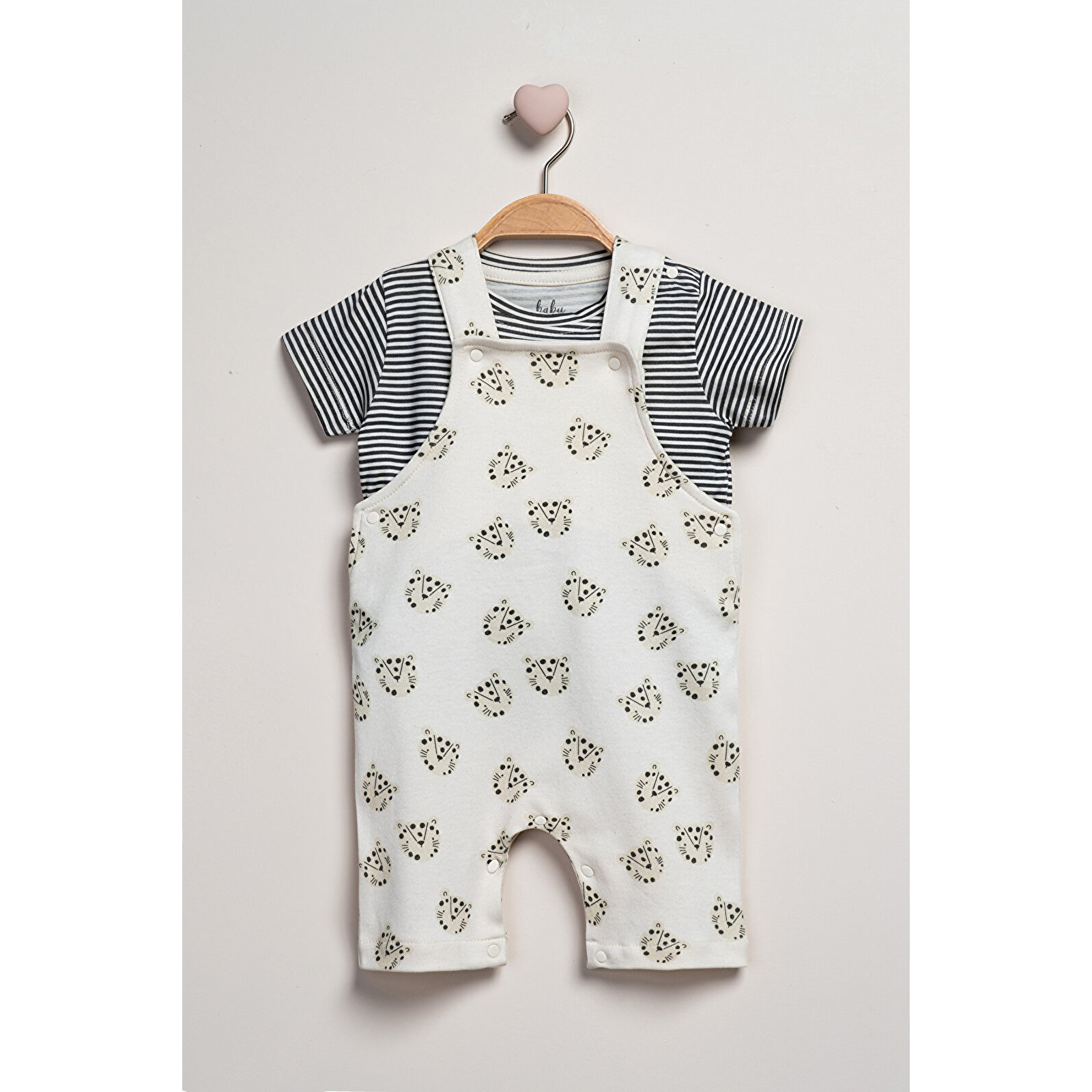 T-Shirt Salopet 2'li Takım