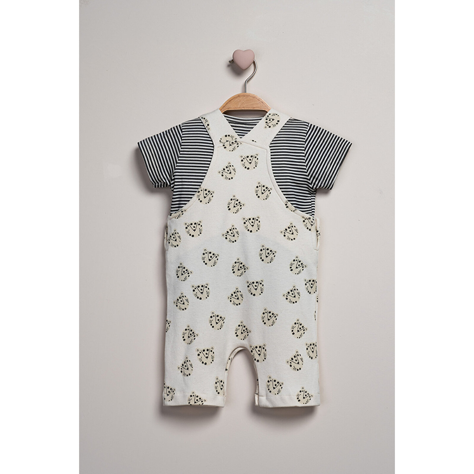 T-Shirt Salopet 2'li Takım