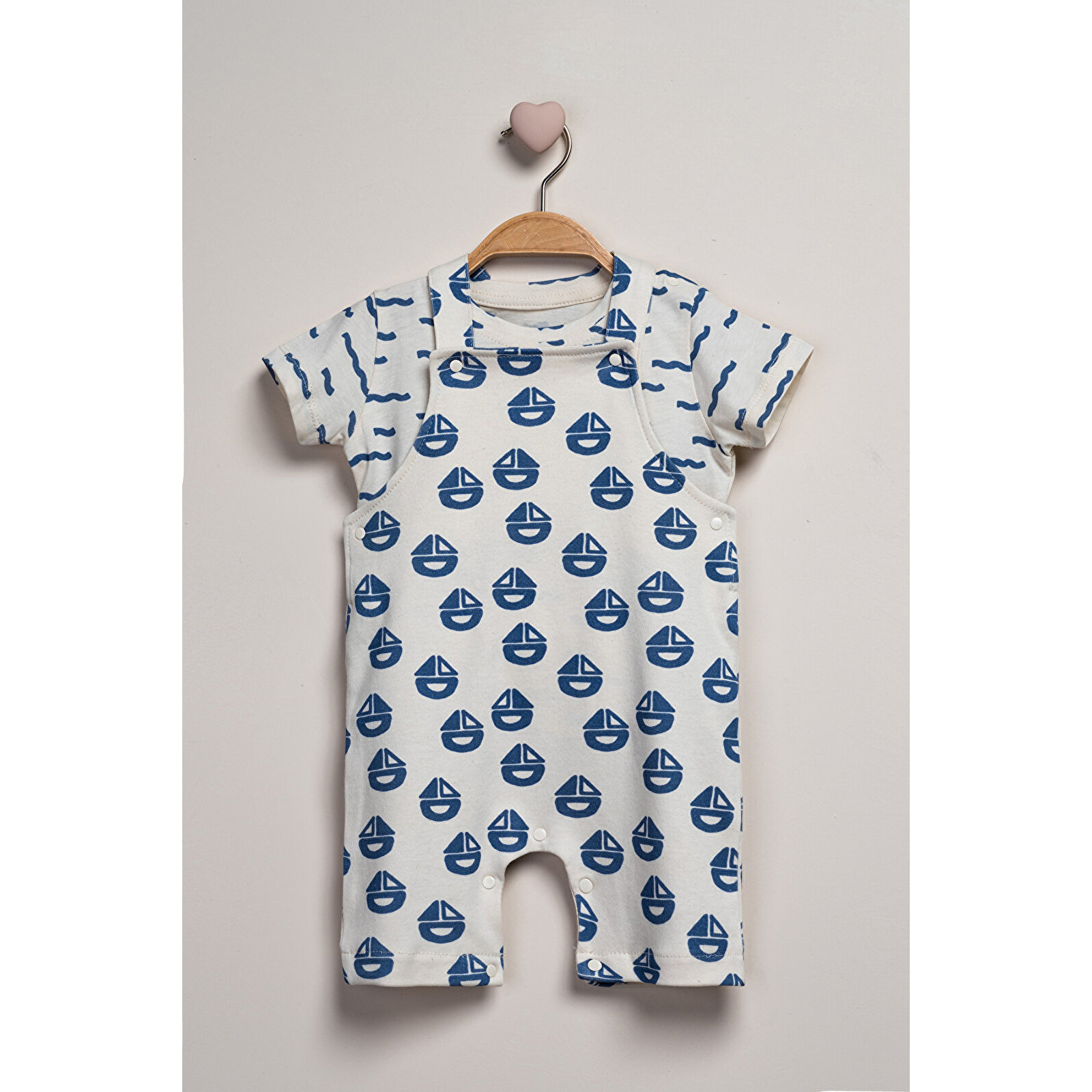 T-Shirt Salopet 2'li Takım