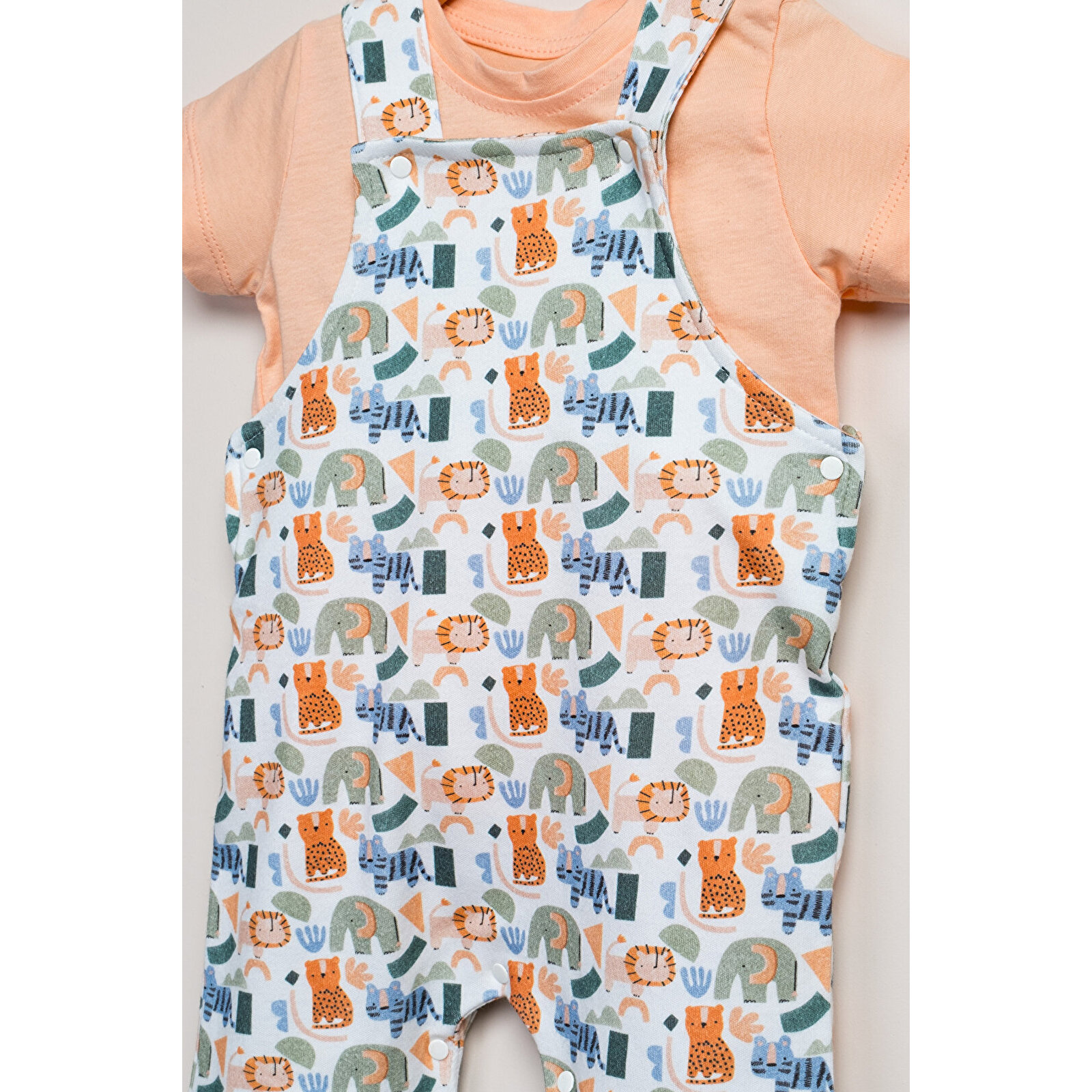 T-Shirt Salopet 2'li Takım T-Shirt Salopet 2'li Takım