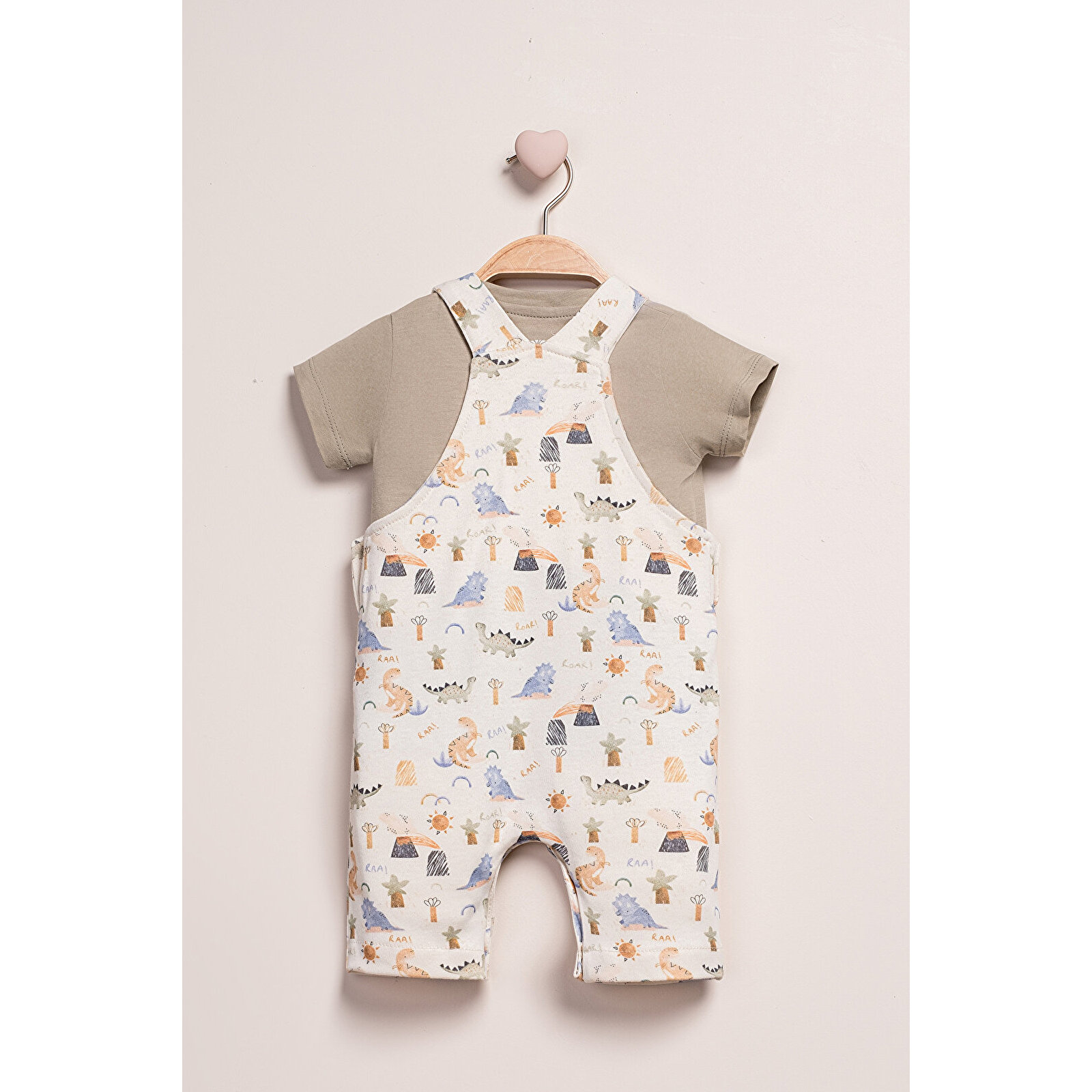 T-Shirt Salopet 2'li Takım T-Shirt Salopet 2'li Takım