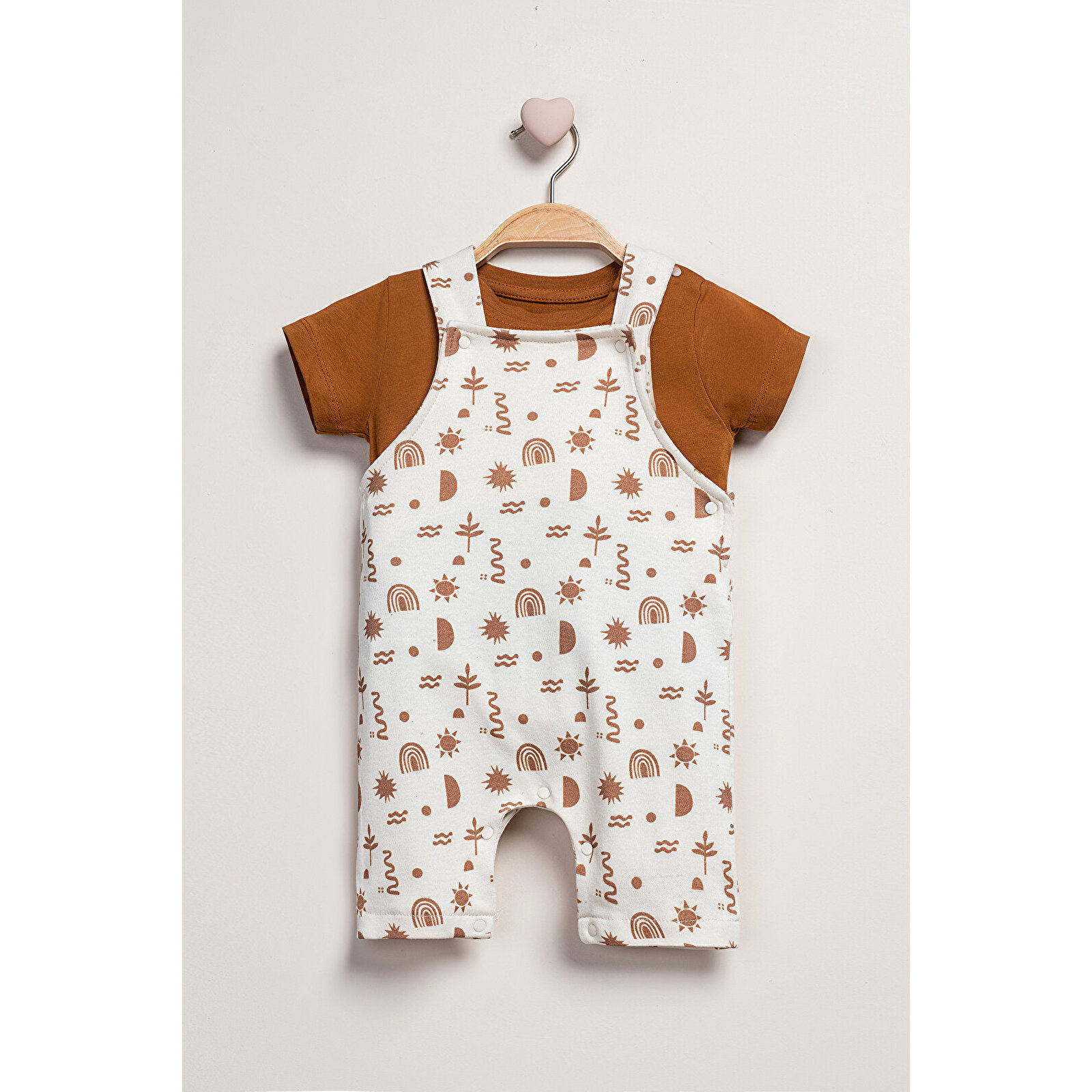 T-Shirt Salopet 2'li Takım T-Shirt Salopet 2'li Takım