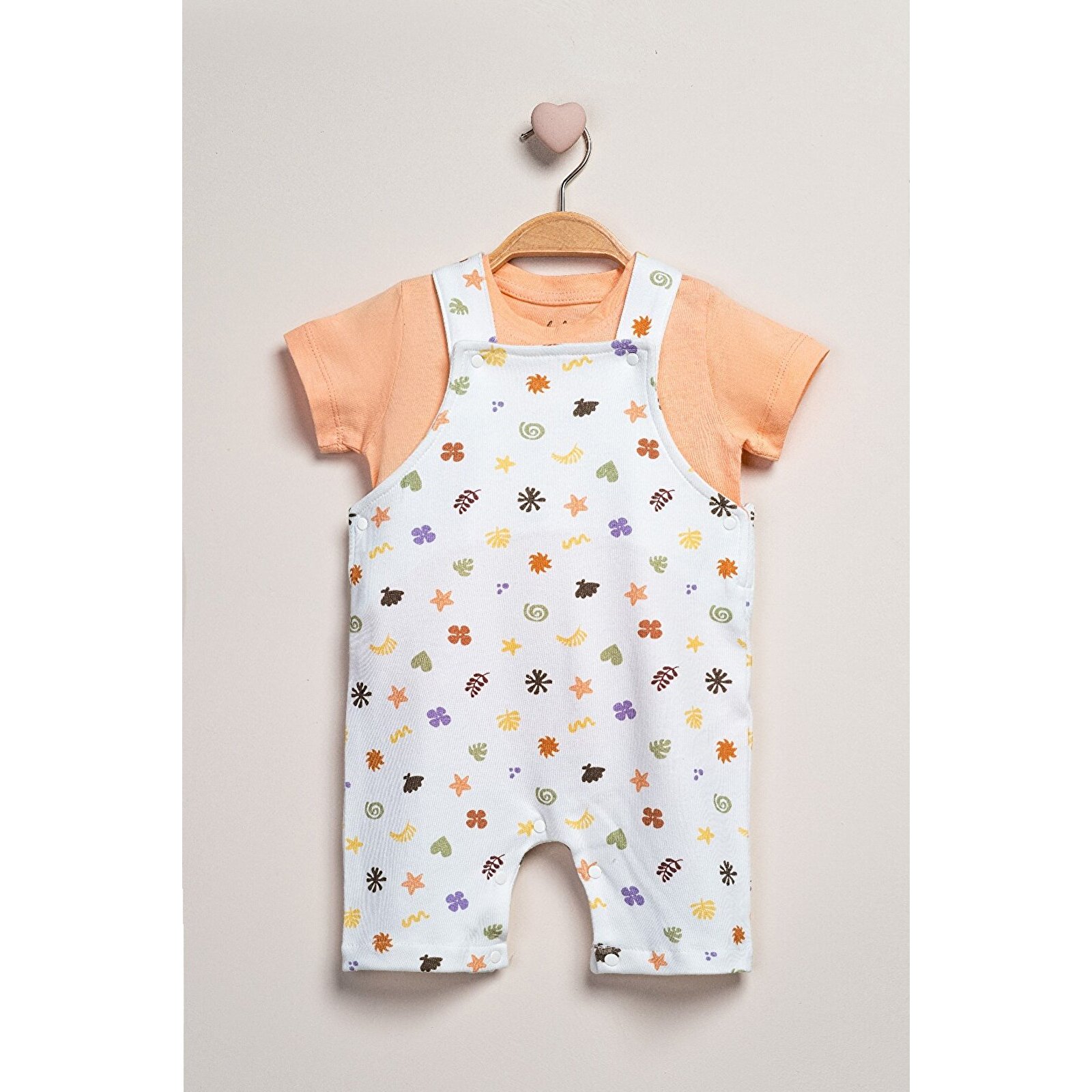 T-Shirt Salopet 2'li Takım T-Shirt Salopet 2'li Takım