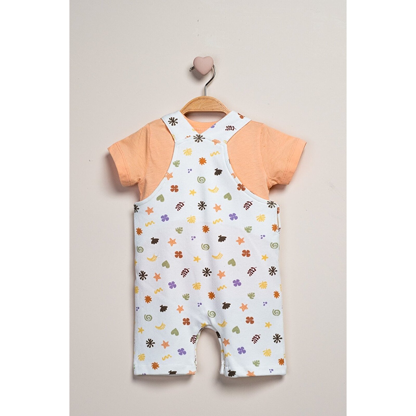 T-Shirt Salopet 2'li Takım T-Shirt Salopet 2'li Takım