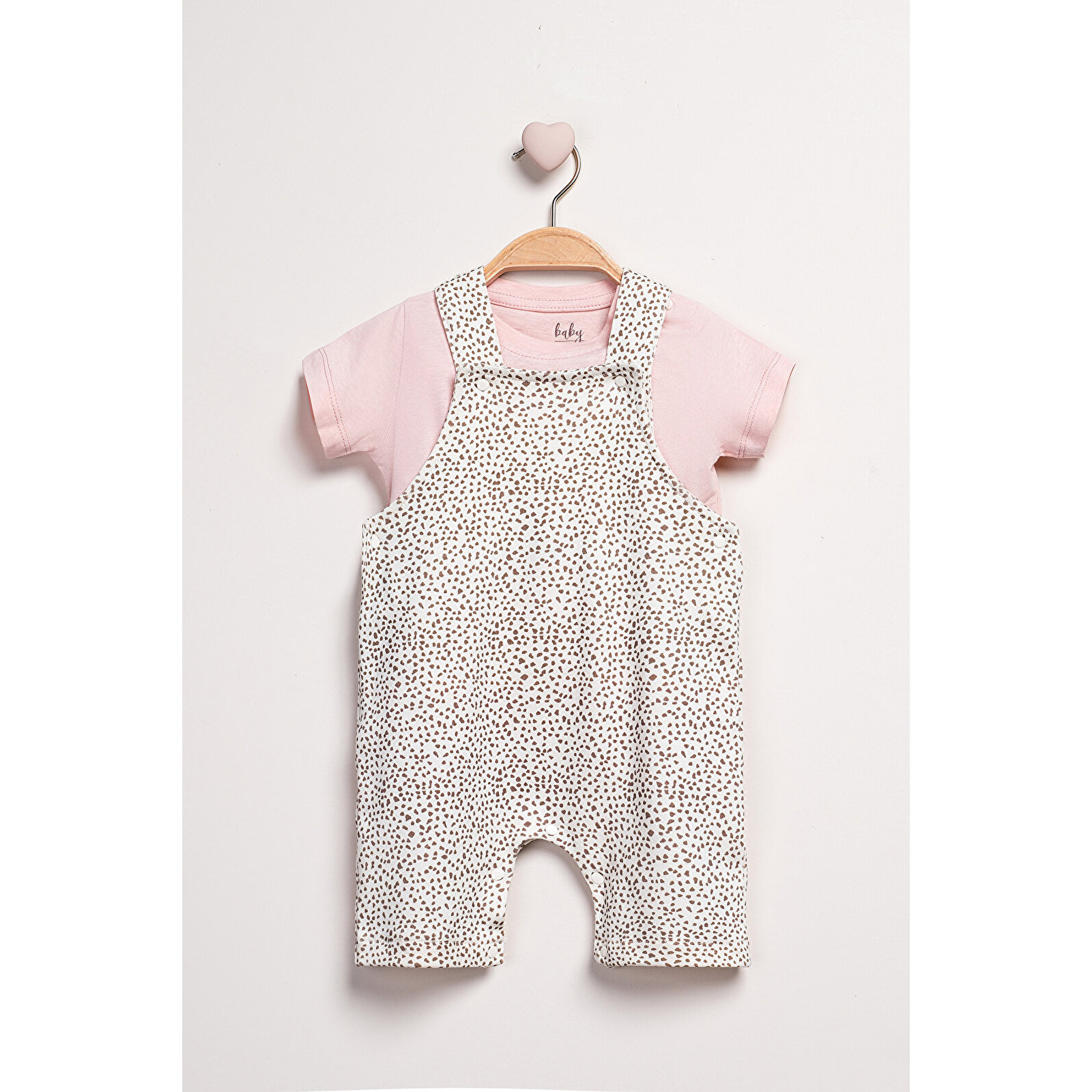 T-Shirt Salopet 2'li Takım T-Shirt Salopet 2'li Takım