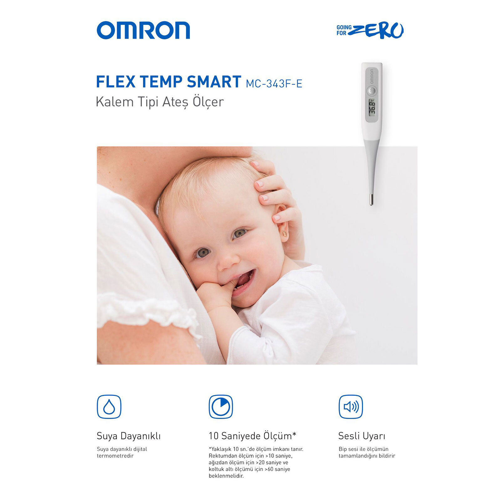 Flex Temp Start Dijital Çubuk Ateş Ölçer