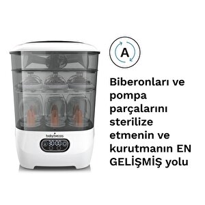 Sterilizer Dryer Advanced 3'ü 1 Arada Buharlı Biberon ve Aksesuar Sterilizasyon ve Kurutucu Sterilizer Dryer Advanced 3'ü 1 Arada Buharlı Biberon ve Aksesuar Sterilizasyon ve Kurutucu