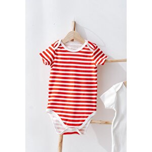 %100 Pamuk 2li Kısa Kollu Bebek Body