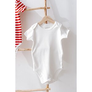 %100 Pamuk 2li Kısa Kollu Bebek Body