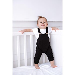 %100 Pamuk Salopet Siyah %100 Pamuk Salopet Siyah
