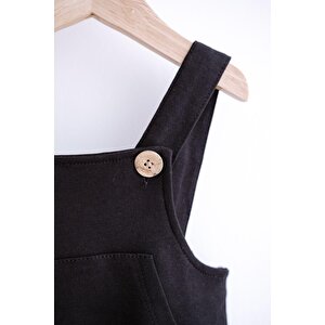 %100 Pamuk Salopet Siyah %100 Pamuk Salopet Siyah