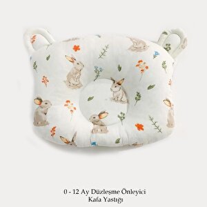 Tavşan Kulaklı Kafa Yastığı Yeni Doğan Kafa Şekillendirici Destek Yastığı 0–12 Ay Tavşan Kulaklı Kafa Yastığı Yeni Doğan Kafa Şekillendirici Destek Yastığı 0–12 Ay