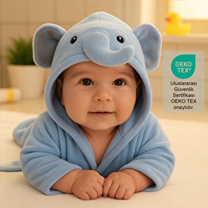 Fil Desenli Erkek Bebek Bornoz Seti ve 12’li Aylık Ay Dönümü Anı Kartları – Bebek Hediyelik Fil Desenli Erkek Bebek Bornoz Seti ve 12’li Aylık Ay Dönümü Anı Kartları – Bebek Hediyelik