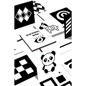 Siyah Beyaz Bebek Zeka Kartları, Yenidoğan Beyin Gelişimi Eğitici Kart, Hediyelik, 0-3 Ay, 36 Adet Siyah Beyaz Bebek Zeka Kartları, Yenidoğan Beyin Gelişimi Eğitici Kart, Hediyelik, 0-3 Ay, 36 Adet