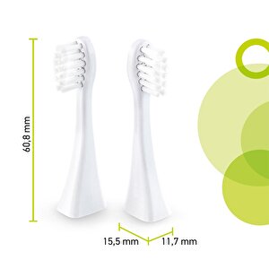 STK6 Akıllı Diş Fırçası İçin Yedek Başlık BSTK6 Uyumlu Yedek Fırça