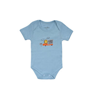 % 100 Pamuk 3'lü Bebek Body - Erkek