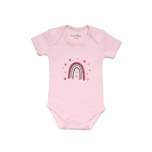 % 100 Pamuk 3'lü Bebek Body - Kız