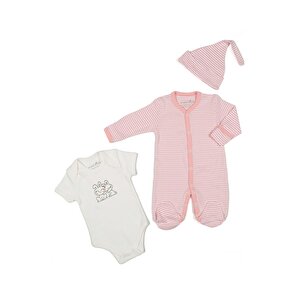 %100 Pamuk Yenidoğan 3'lü Set