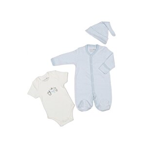 %100 Pamuk Yenidoğan 3'lü Set %100 Pamuk Yenidoğan 3'lü Set