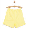 Kız Bebek Şort İki İplik Kumaş Minnie Mouse Sarı