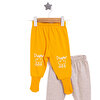 Kız Bebek 2'li Çoraplı Pijama Pantolon İnterlok