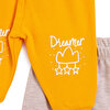 Kız Bebek 2'li Çoraplı Pijama Pantolon İnterlok