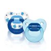 437 Wee Baby 2'li Damaklı Emzik No:1 Mavi