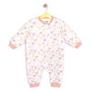 Kız Bebek Uyku Tulum İnterlok Fermuarlı  2 tog Uzun Kol Açık Pembe