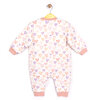 Kız Bebek Uyku Tulum İnterlok Fermuarlı  2 tog Uzun Kol Açık Pembe