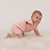 Yenidoğan Kız Müslin Kısa Tulum Kız Bebek
