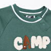 Erkek Bebek Camp Life Sweatshirt Bisiklet Yaka Uzun Kol