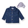 Erkek Bebek Circus Gömlek Denim Uzun Kol
