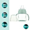 Yumuşak Uçlu Kulplu Antikolik Alıştırma Bardağı 6+ Ay 160 ml Yeşil
