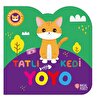 Eğlenceli Hayvanlar Serisi Tatlı Kedi Bebek Masal Kitabı