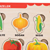 Ahşap Sebzeler Eğitici Set