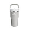 The IceFlow Flip Straw Tumbler 600ml Ash