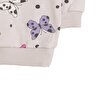 Basic Az Şardonlu Kelebek Desenli Sweatshirt Kız Bebek