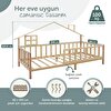 Arkası Çatılı Montessori Karyola 90x190 cm