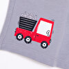 Cars&Roads Erkek Kamyon Baskılı Tshirt-Şort Erkek Bebek