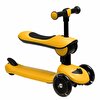Funride Oturmalı Işıklı Scooter Turuncu