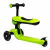 Funride Oturmalı Işıklı Scooter Yeşil