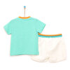 Baby Shark Cep Detaylı Tshirt-Şort Takım Erkek Bebek