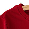 Erkek Bebek Sweatshirt Şardonlu Aslan Desenli Bisiklet Yaka Uzun Kol Bordo