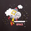 Erkek Bebek Sweatshirt Şardonlu Çıtçıtlı Bisiklet Yaka Uzun Kol Koyu Gri